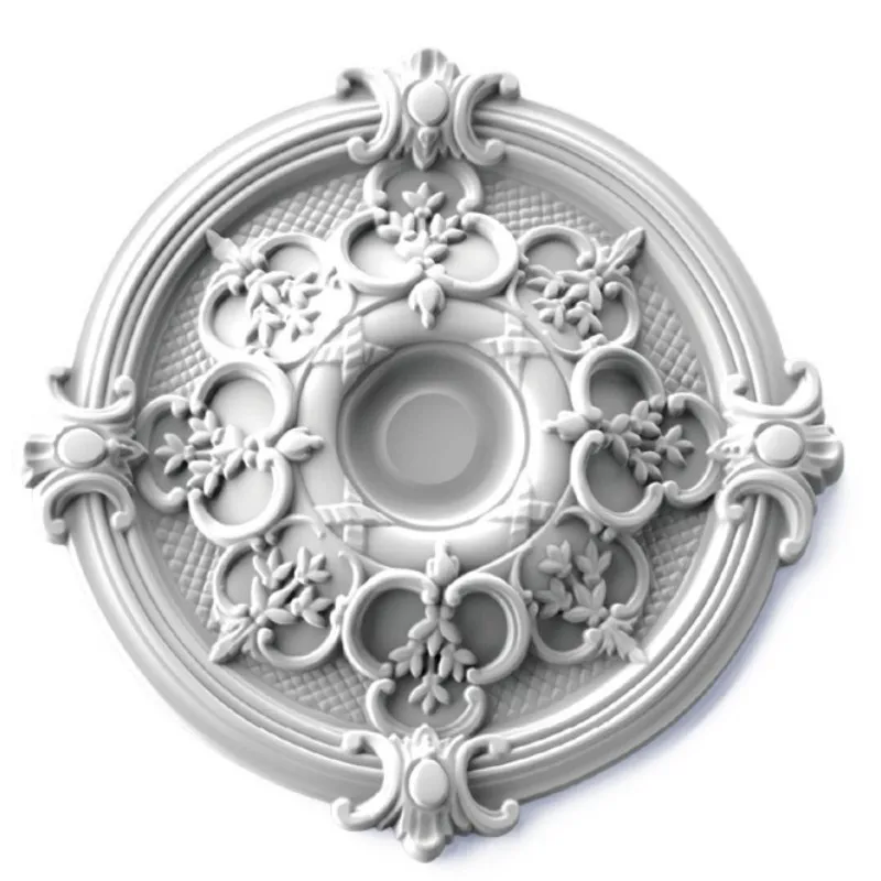 Villa Environmental Fireproof Gypsum Ceiling Cornices Moulding of Polyurethane Products for Sale