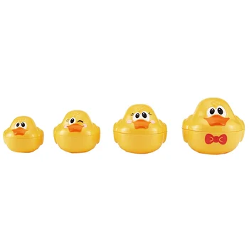 Playgo BATHING DUCKIES Baby bath pool toy children Happy Duck family