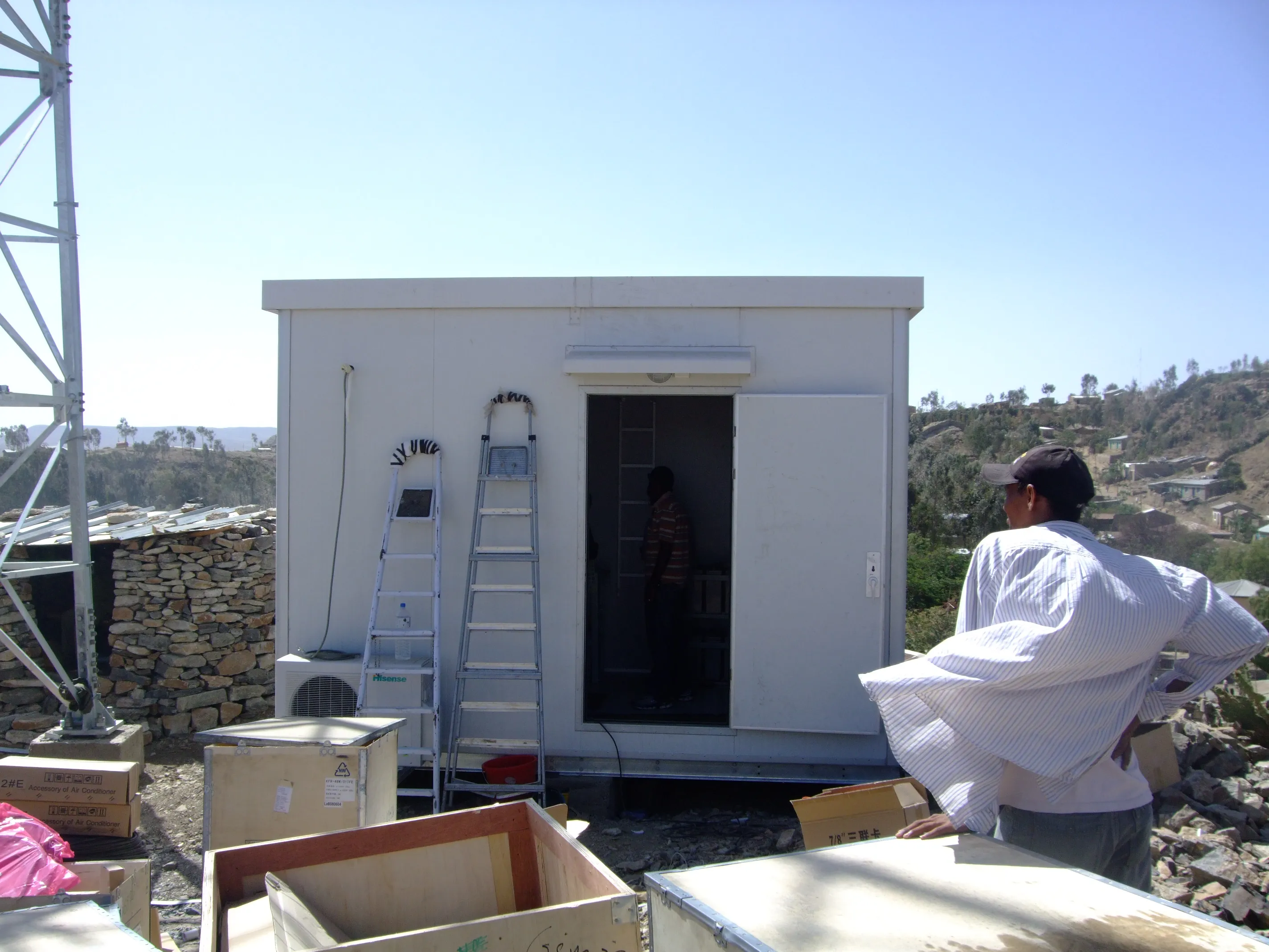 Communication Engine Room - Portable Telecom Shelter