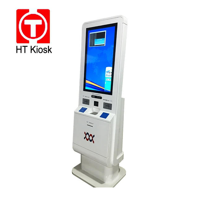 21.5 Inch Touch Screen Self Service Sports Betting  Terminal Machine Payment Kiosk With Ticket Printer Card Reader