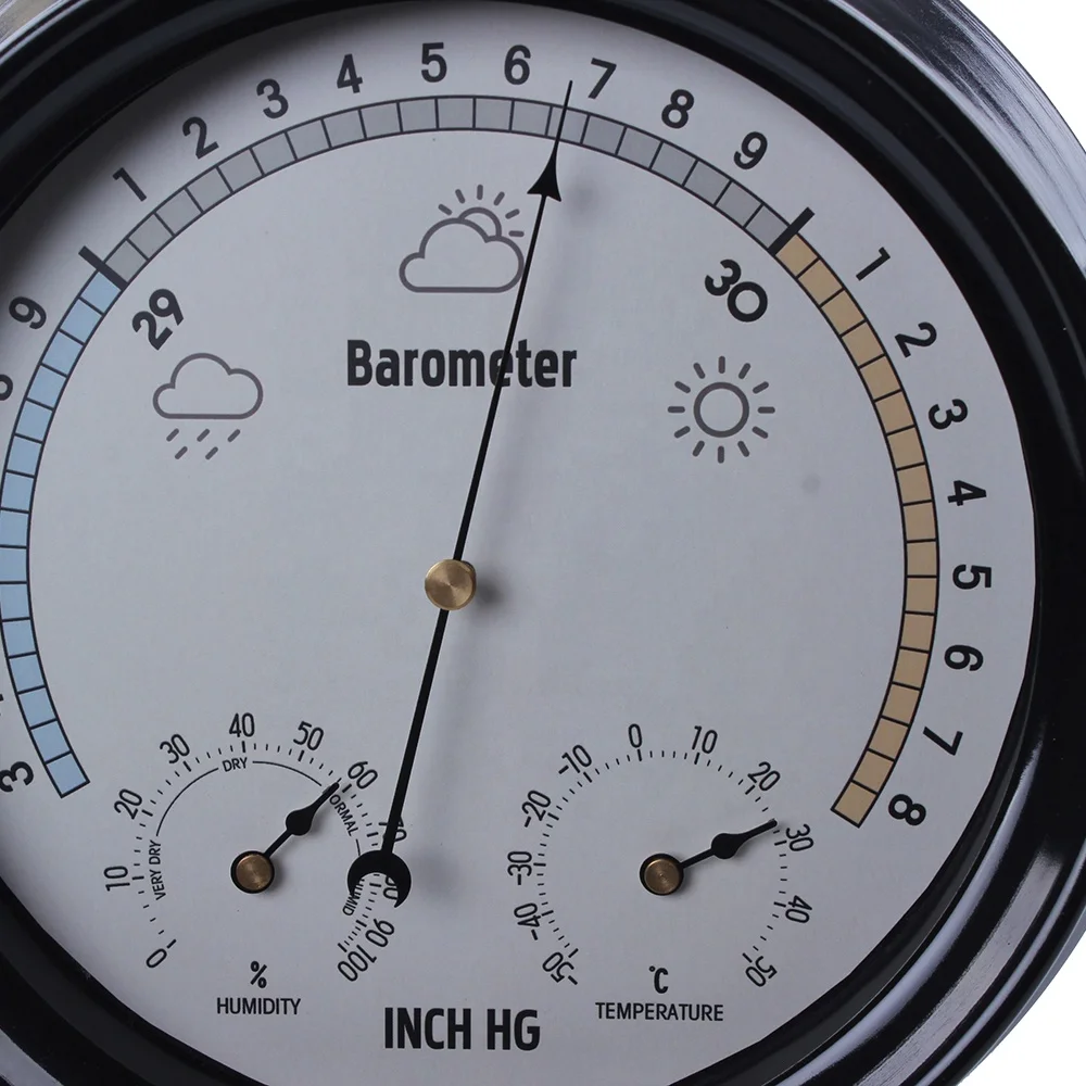 Analogue Outdoor Weather Station (Metal) incl Barometer
