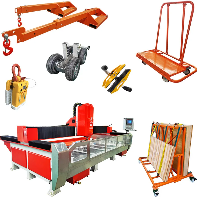 HUALONG Stone Countertop Processing Center CNC Sink Hole Cutout Cutting Machine for Quartz Marble Granite Cutting Polishing