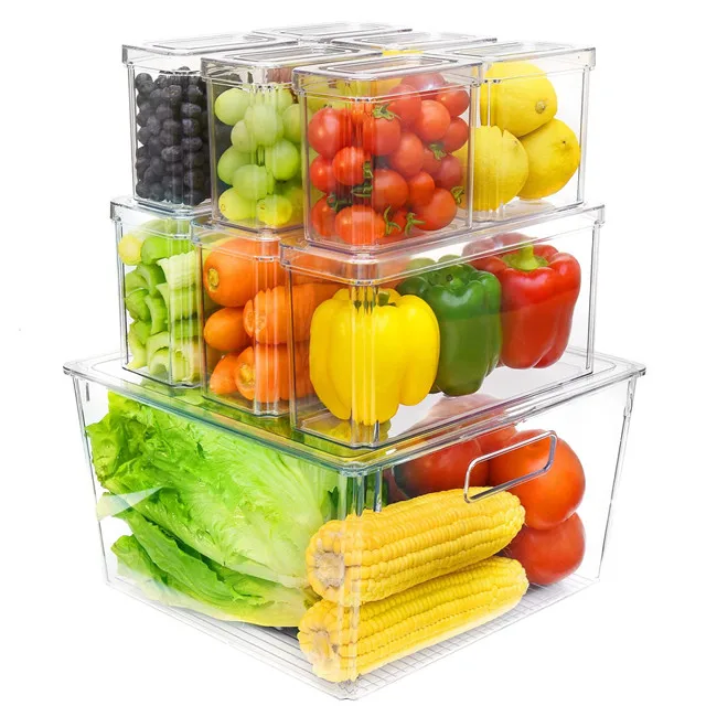 Kitchen Pantry Fruit Vegetable Storage Containers Stackable