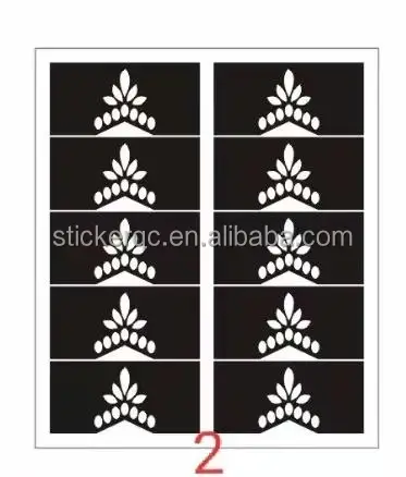 Новейший популярный дизайн, трафареты для татуировок хной, многоразовые Временные татуировки «сделай сам», трафареты для дизайна пальцев, трафареты для татуировок хной