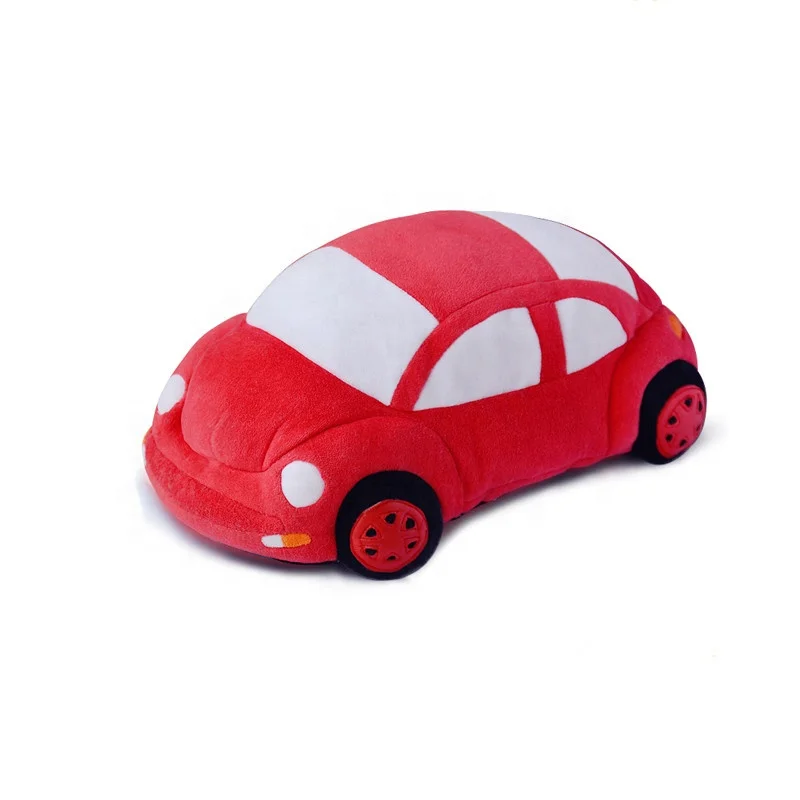 Customized Cute Mini Cartoon Car Plush Toy Soft Vehicle Stuffed Toys