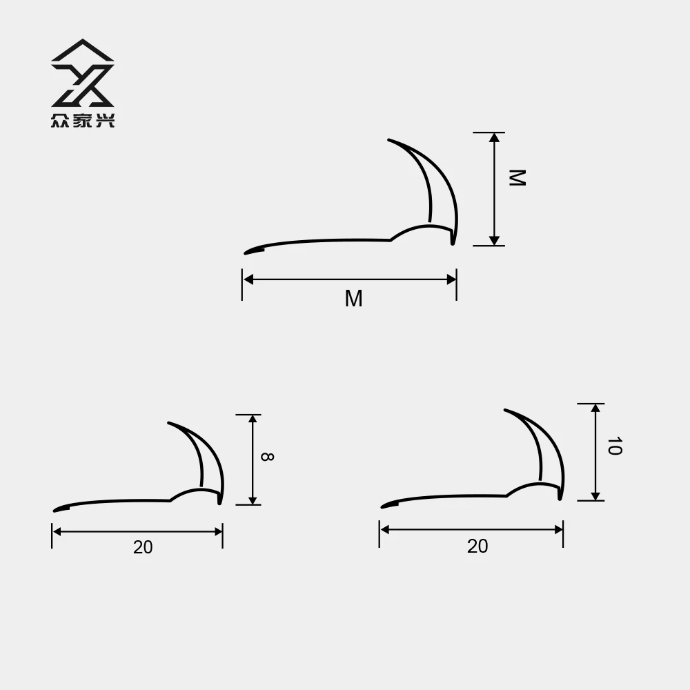 product wholesale price ceramic edge circular arc floor covering curved tile edging trim-60