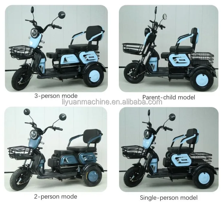 Y3-XK Electric Vehicle Electric Tricycles Cargo Tricycle Electric 3 Wheel Electric Scooter 48V Eec E Trike 3 Wheel Adults Open