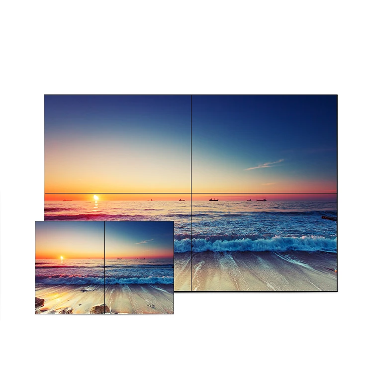 55 дюймов 4K HD 1920x1080 1,8 мм Безель LCD DID 2x2 видео настенный экран производитель