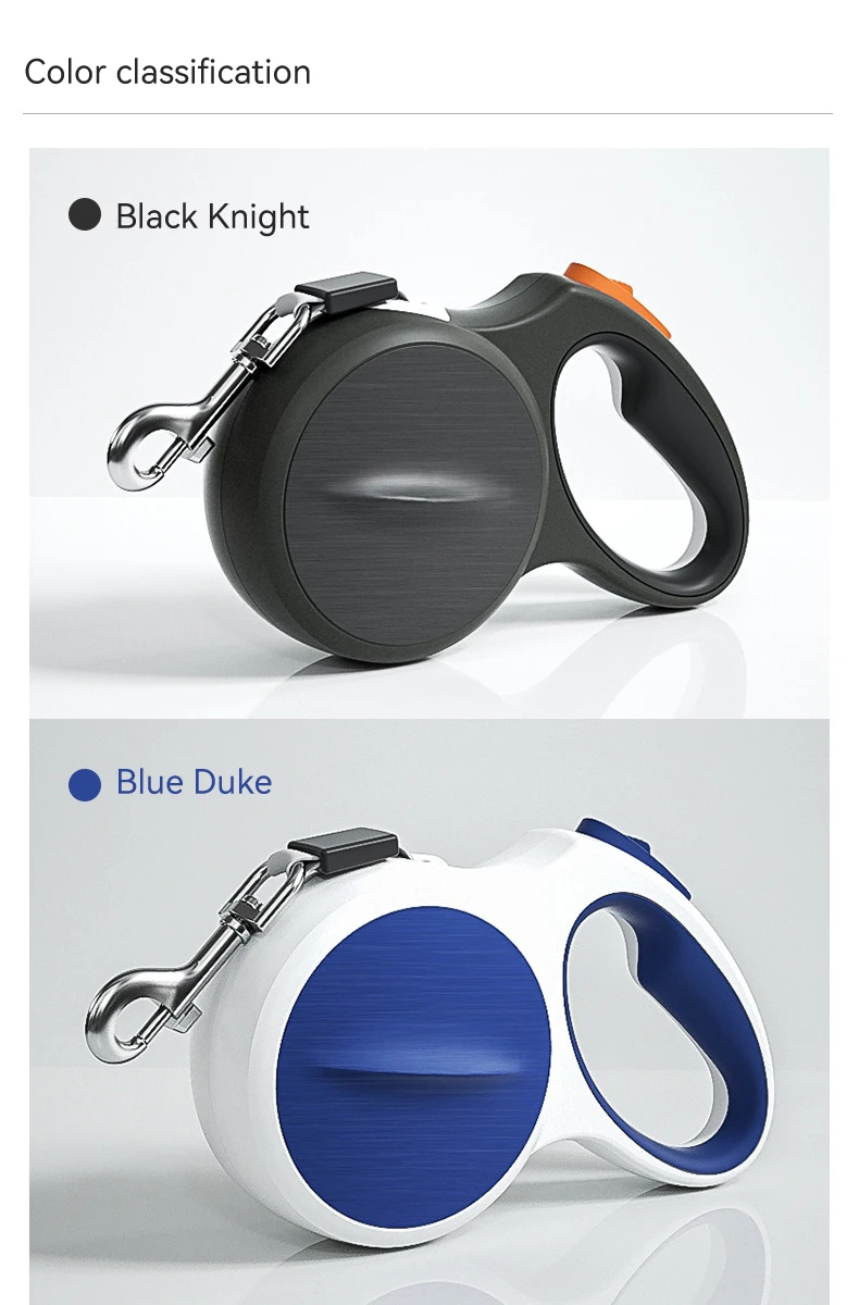 5 Meters Long Leash Walking Dog Rope Out Automatic Retractable Large Dog Anti-blast Dog Chain supplier