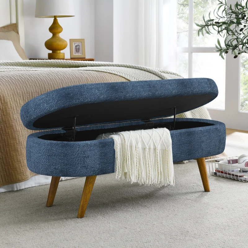 Elvarenae Avielle Oval Storage Bench — product detail