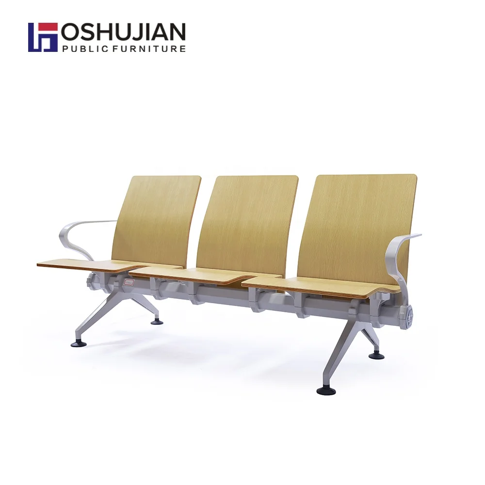 Wood Airport Chair Seater Waiting Bench Waiting Room Chairs