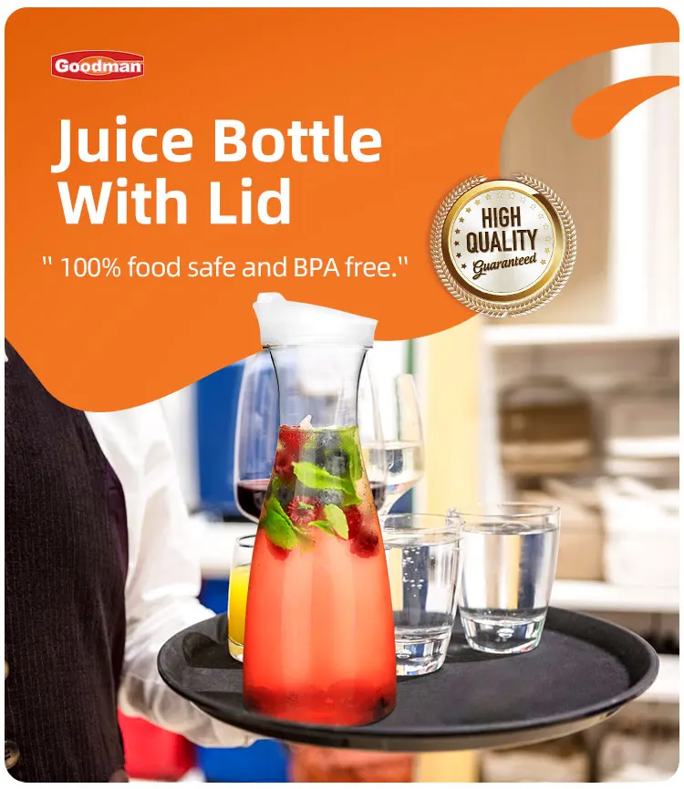 Wholesale Restaurant Drinks Serving Plastic Bottle Jug Juice Water Pitcher details