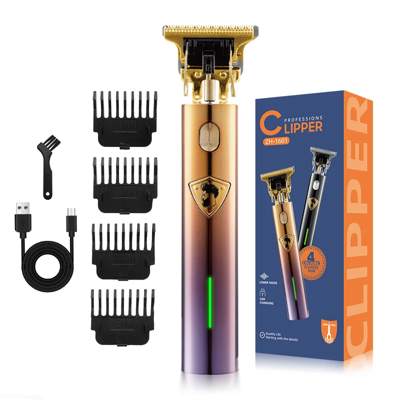 USB Charging Stainless Steel Scraper Specialized Power Supply Pusher Oil Head for Clipper Whitening Electric Hair for Clipper