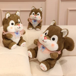 Custom Squirrel Plush Toy Manufacturer Stuffed Animal Baby Toys Birthday Gifts Bed Pillows Bedtime Toys