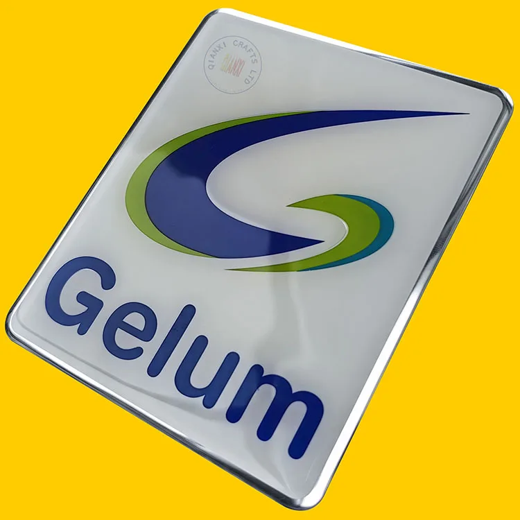 product high performance customized waterproof urethane epoxy decal polyurethane resin domed car logo stickers-2