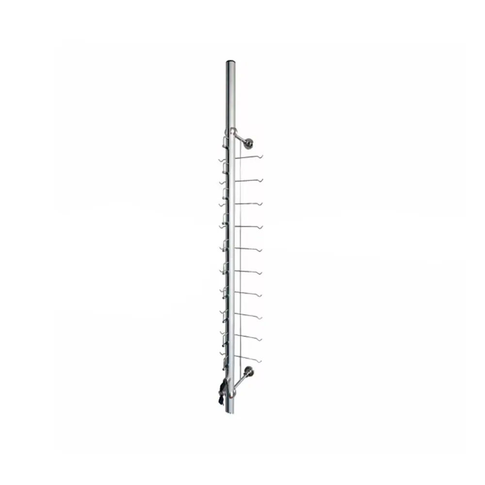 Easy Wall Mounted Aluminum Alloy Optical Frame Displays Eyeglass Display Rod Stand for Optical Shops