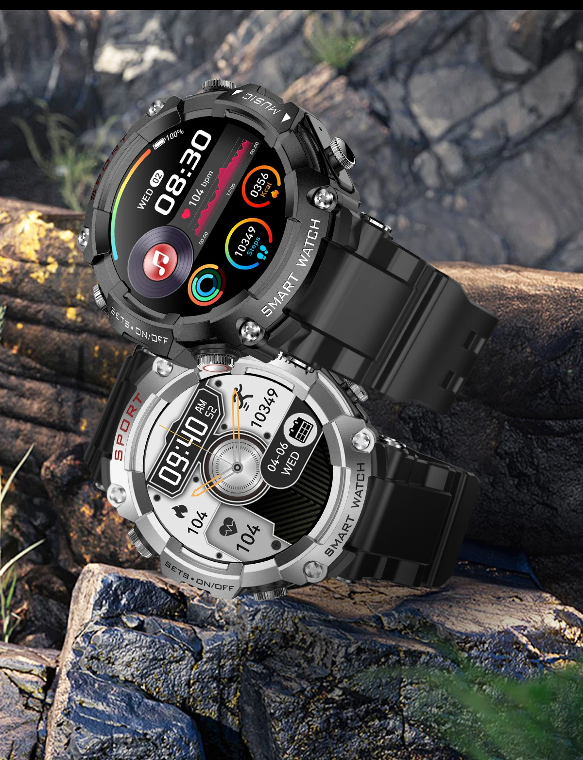 T96 Smart Watch Versatile Durable Local Music Player