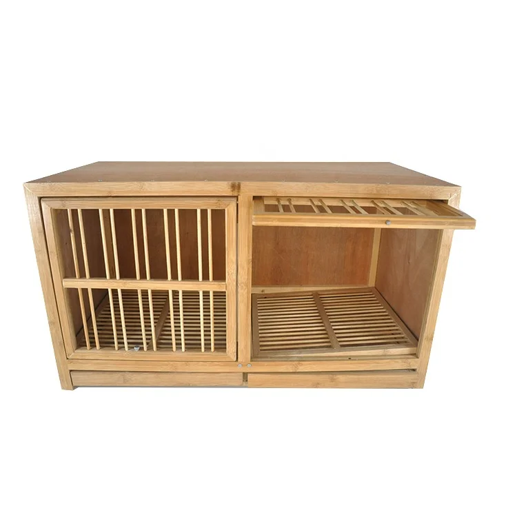 Geshifeng Factory 80cm Foldable Wooden Animal Pet Poultry Bird Racing Pigeon Breeding Cage