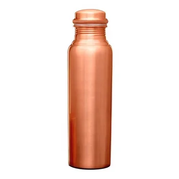 Shiny copper water bottle plane polished best selling copper water bottle manufacturer wholesalers India