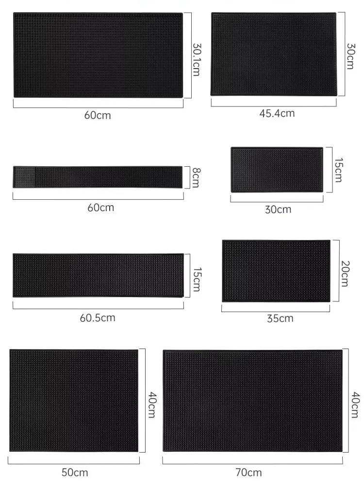 Wholesale Custom Pvc Nonslip Silicone Kitchen Sink Mat Dish