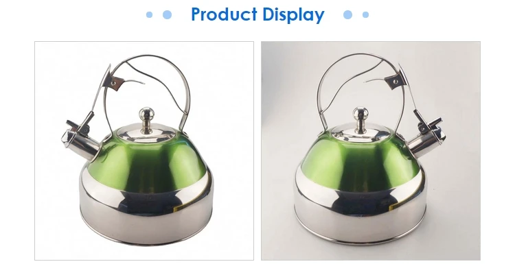 Green Modern Painting Stove Stainless Steel Water Kettle Whistling Tea  Kettle - China Stainless Steel Kettle and Whistling Kettle price