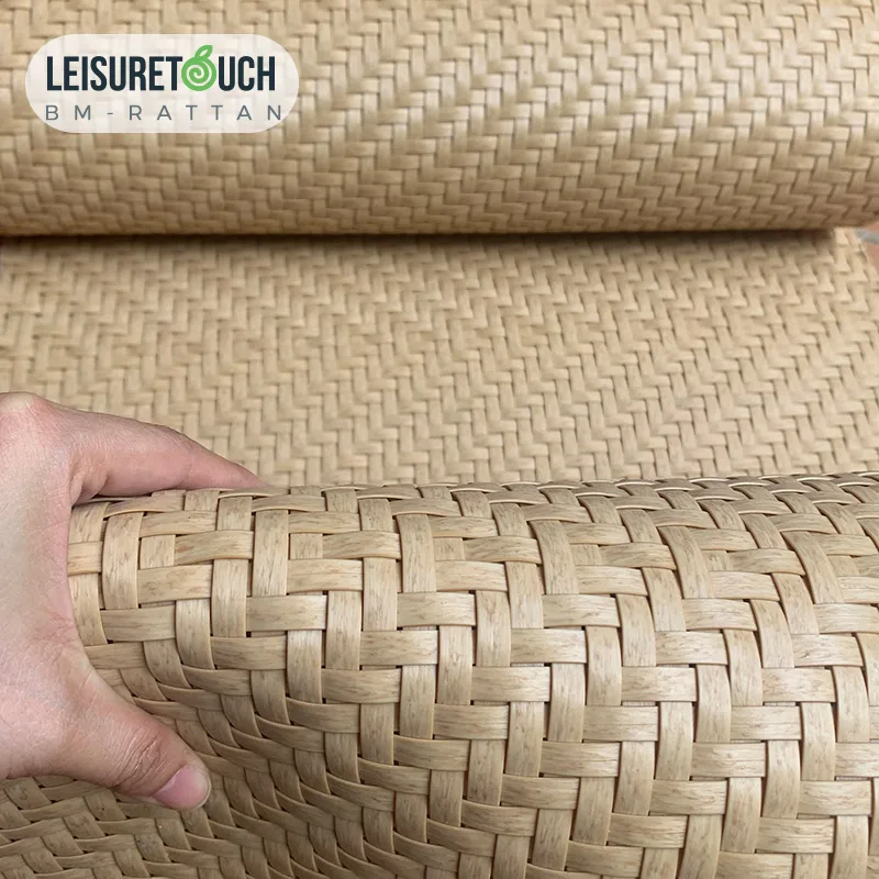 LTR  Weave Artificial Synthetic Rattan Panel Weaving Rattan Sheet for Installation on Ceiling Decoration with Aluminum Frame