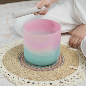 EAST   Alchemy Quartz Crystal Bowl Healing Singing Bowl for Meditation Factory Customization