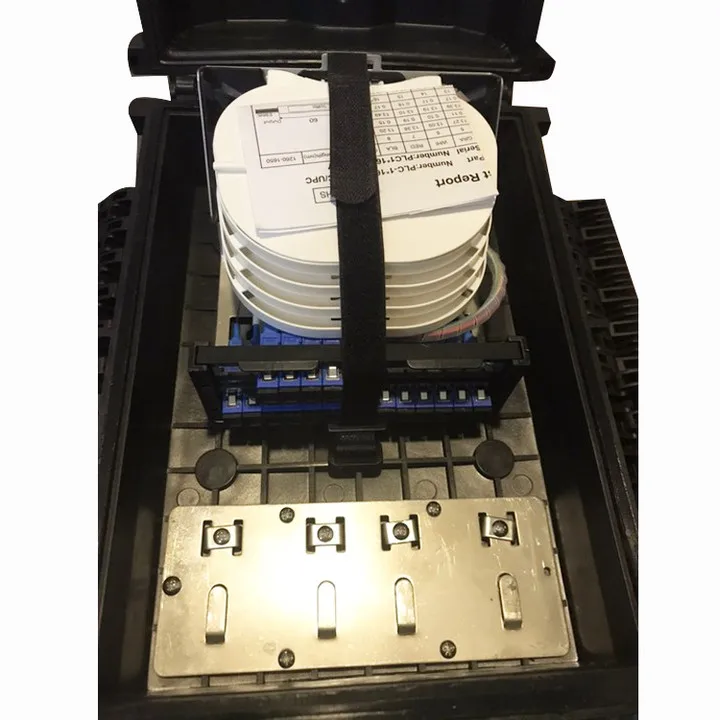 16 Cores Distribution Box Nap Box Ftth With Splitter 1x8  1x16 Distribution Box Plastic