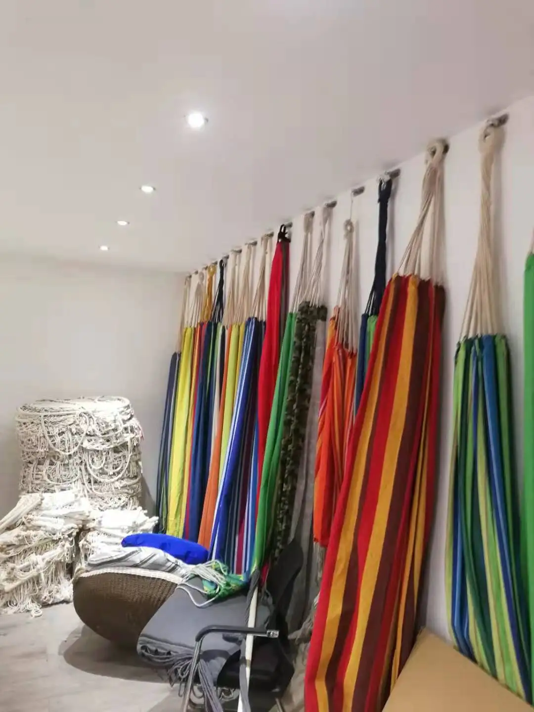 Macrame Fringe Hammock Boho Balcony Hammock Handmade Tassels Hammock 2 Person Double Hammock