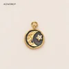 Bronze moon Charm