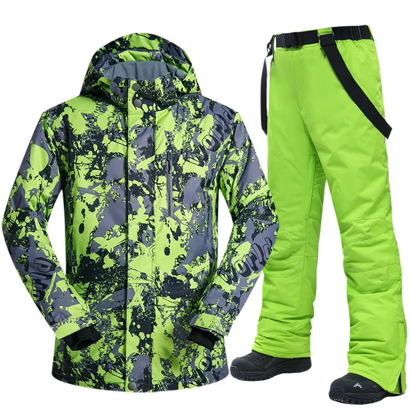 Winter Snow Suit Warm Windproof 10000mm Waterproof Water Outdoor Sports ...