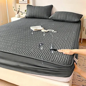 Lowest Price  I Promise if You Purchase More  Waterproof Mattress Protector Breathable and Durable Fitted Bed Sheet Cover