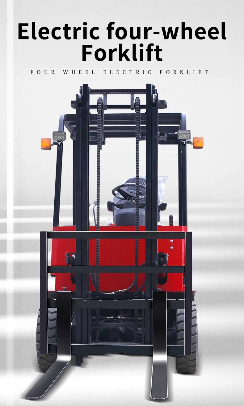 Manufactures hot selling electric forklift 2 ton 2.5 ton 4 wheels lithium battery price mini with CE ISO electric forklift truck supplier