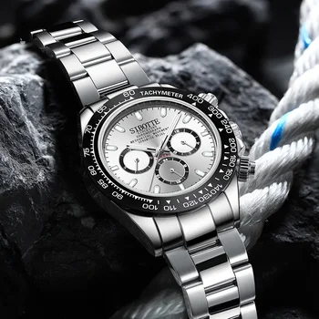 BIBOTTE Design Hot Sell Men Mechanical Watch Classical Steel Band Waterproof Calendar Automatic Business Wrist Watch For Men