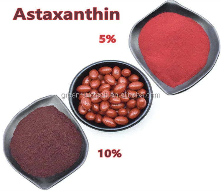 Real Pure Astaxanthin 10 Red Algae Haematococcus Pluvialis Extract Astaxanthin Powder Buy