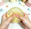 Yellow crispy stress ball