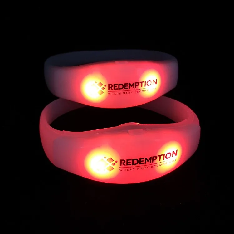 Software Control LED Wrist Band Lighting Bracelet Concert Cheering Products Party Supplies Birthday