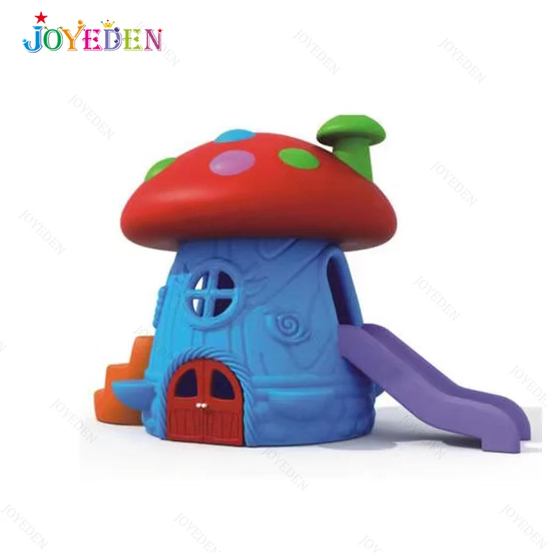 Promotion Attractive Design Indoor Games Strawberry Style Plastic Castle Children House Playhouse with Slide