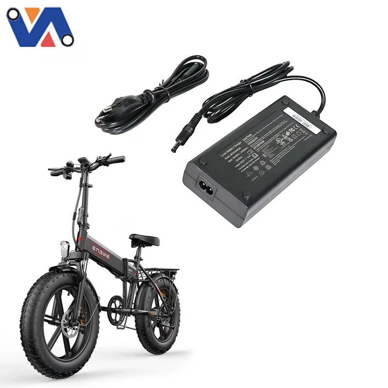 New Image EU Warehouse Stock 54.6V 2A Charger for Engwe EP-2 Pro E-bike Part Accessories Fast Charging Adapter Parts