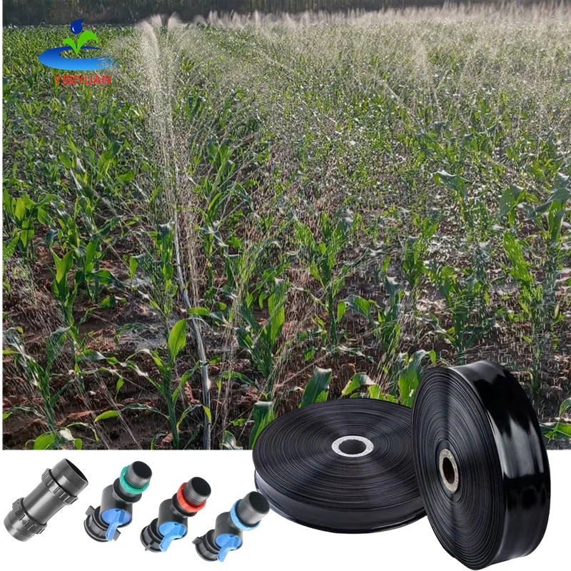 32mm Rain Hose for Onion Farm Uv Protected Garden Irrigation System Lay Flat Water Hose Rain Irrigation Pipe Tubes