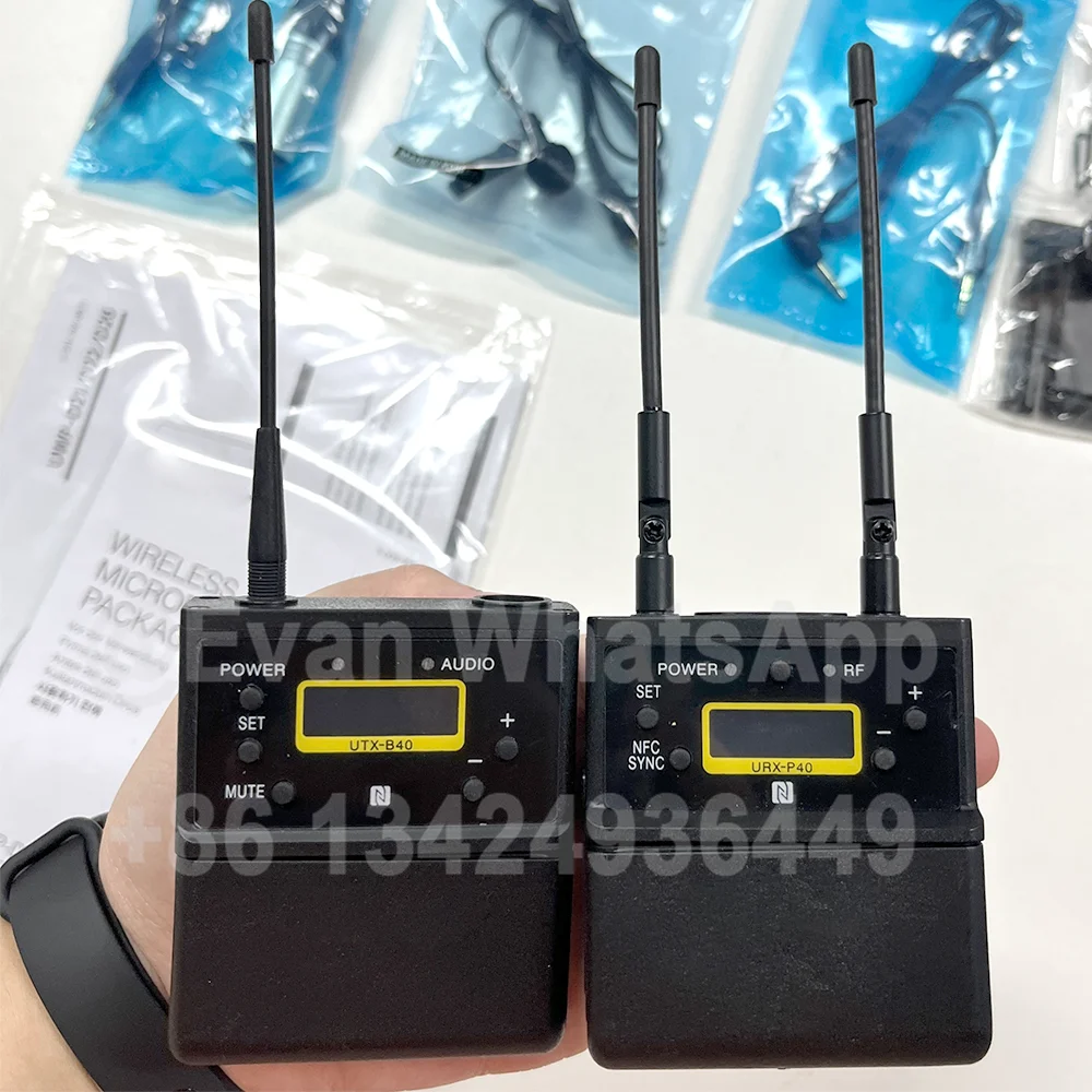 Uwpd21 Video Camera Wireless Microphone With 2 Transmitters 1 Receiver