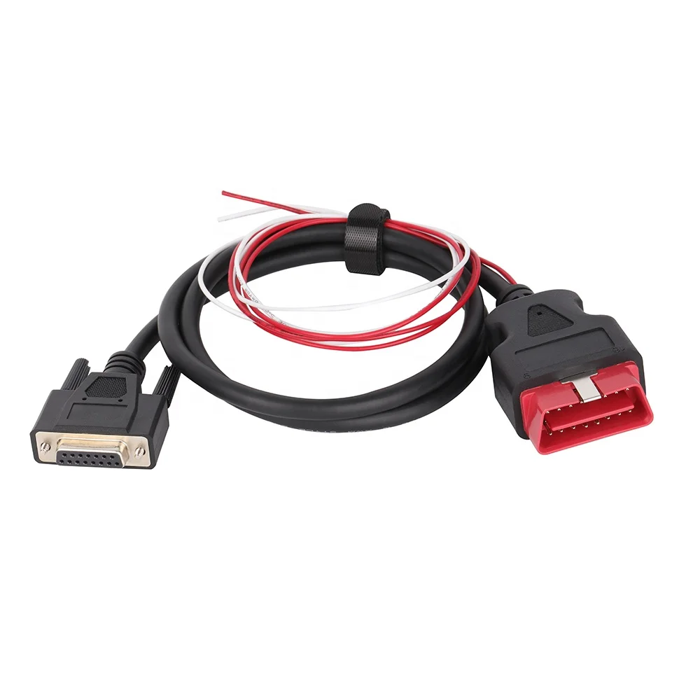 16Pin Male  to  DB15P Female  With Wire Harness OBD2 DB 15 Cable for VGA Interface Diagnostic DIY Programming