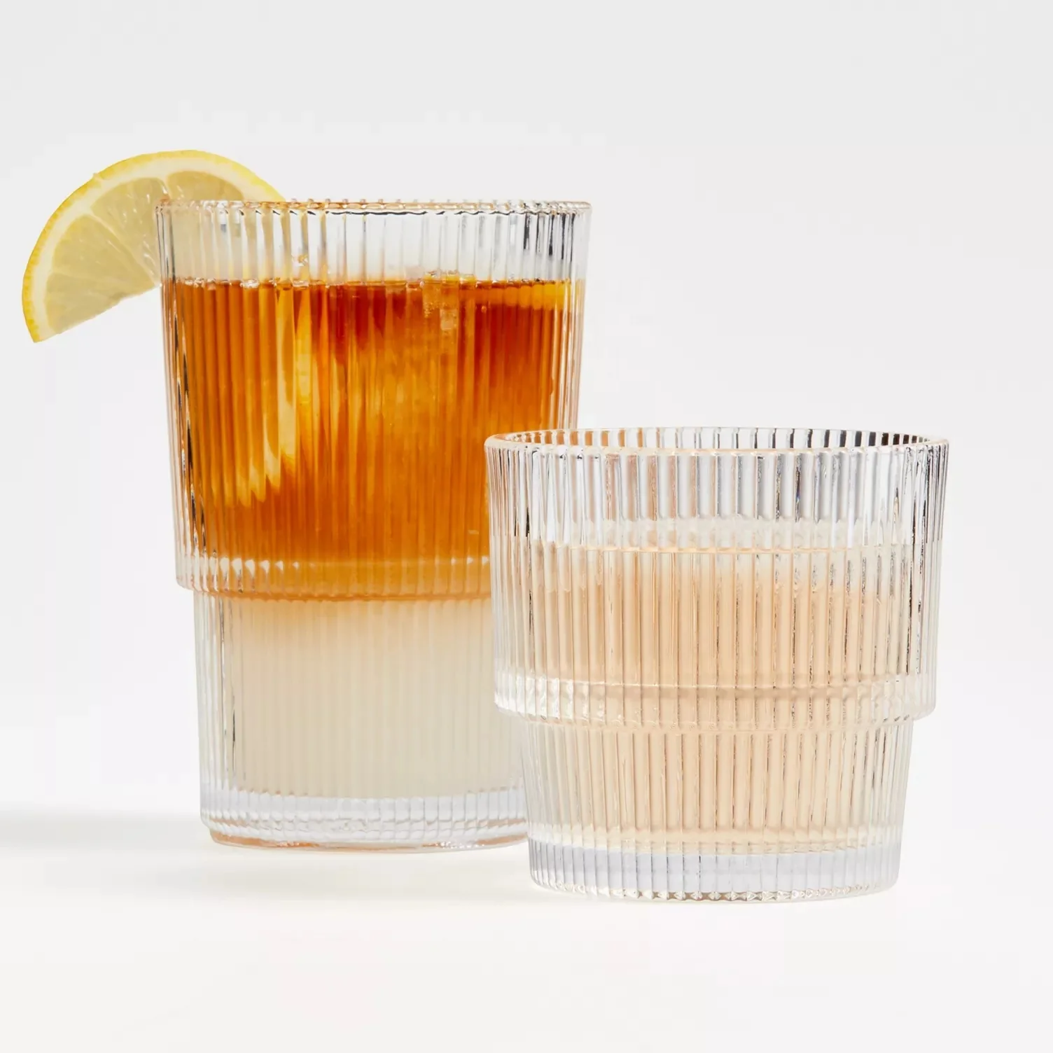 Ribbed Fluted Vertical Stripe Reeded Texture Smoked Grey and clear Ripple Glass