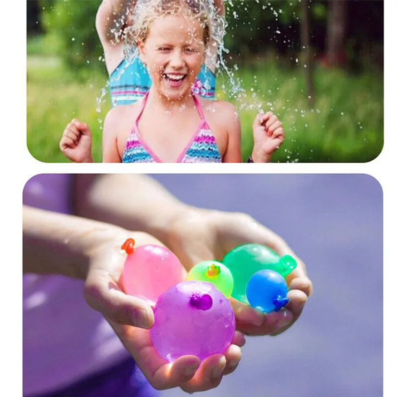 111pcspack Interactive Summer Toys Bomb Games Toy Party Magic Water Balls Easy Quick Fill Bomb 0890