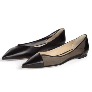 2020 Factory Wholesale Women Pointed Toe Casual Shoes Ladies Mesh Flats