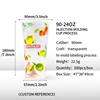 24oz flower film with transparent sticker inside