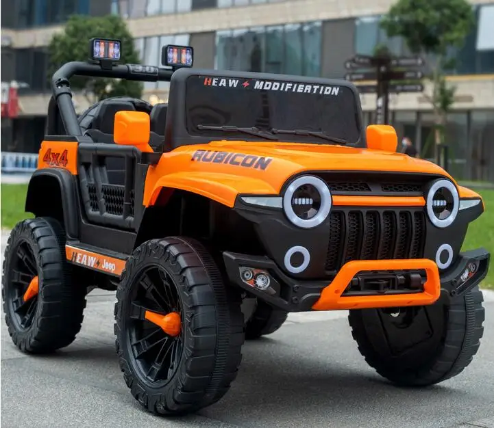 Hot Sales Ride on Car Kids Electric 12v Car Four-wheel off-road remote control toy car 2 Seat-777075