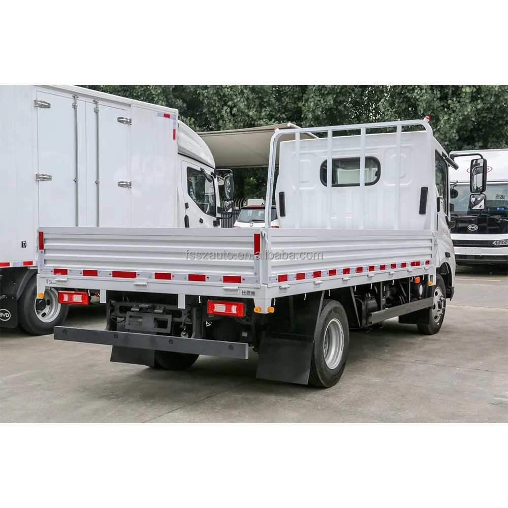 BYD T5 Electric Truck with Long Endurance Battery Flatbed Truck Cheap EV Truck Electric Light Trucks for Sale Commercial Vehicle