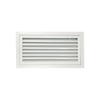 Metal ventilation wall mounted RAL 9010 & 9016 white aluminum return grill