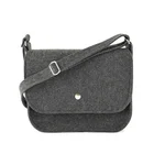 Shoulder Bag Upin Most Selling Products Grey OEM Pockets Customized Bulk Felted Crossbody Shoulder Bag With Flap